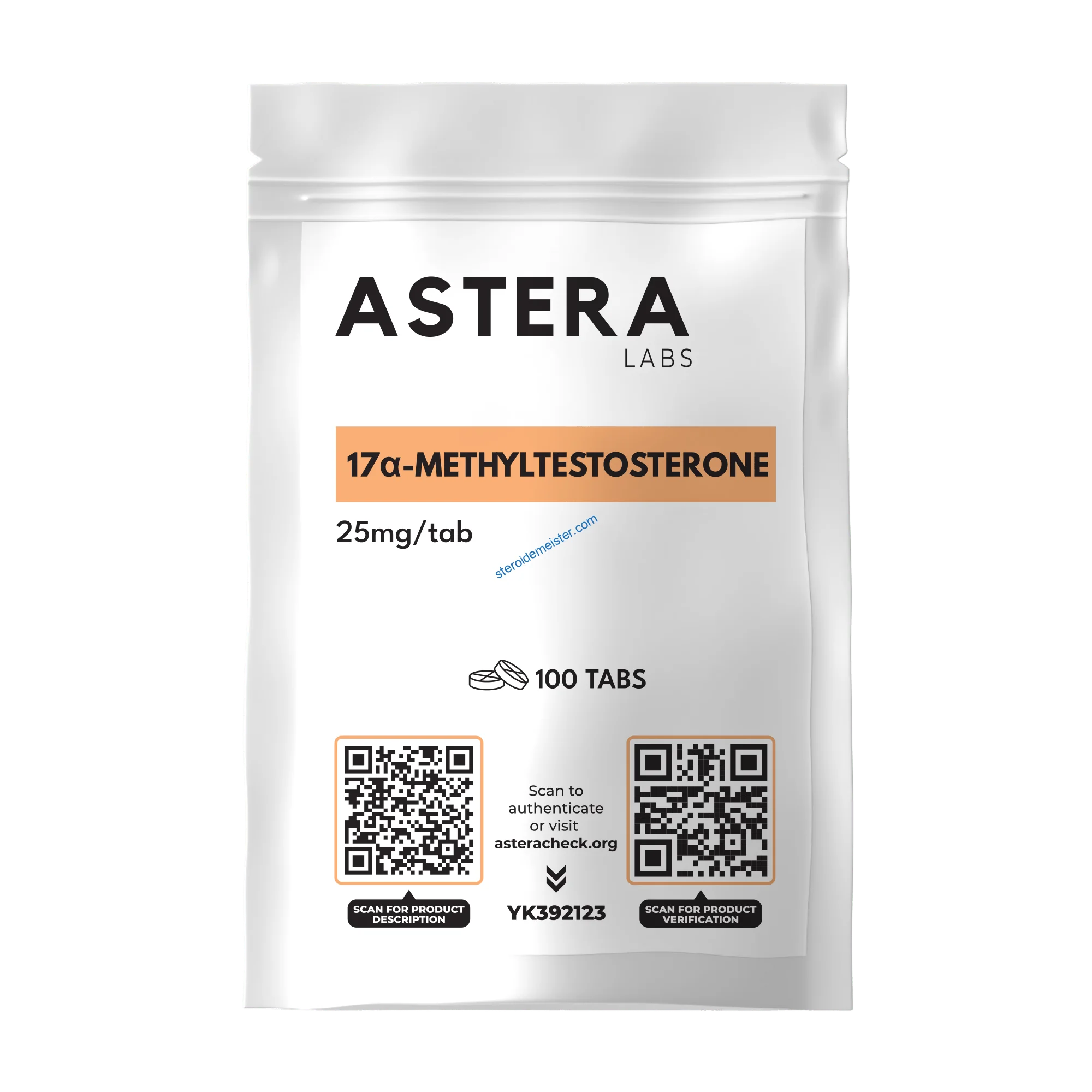 17α-Methyltestosteron Astera Labs 100 Tabletten [25mg/tab]