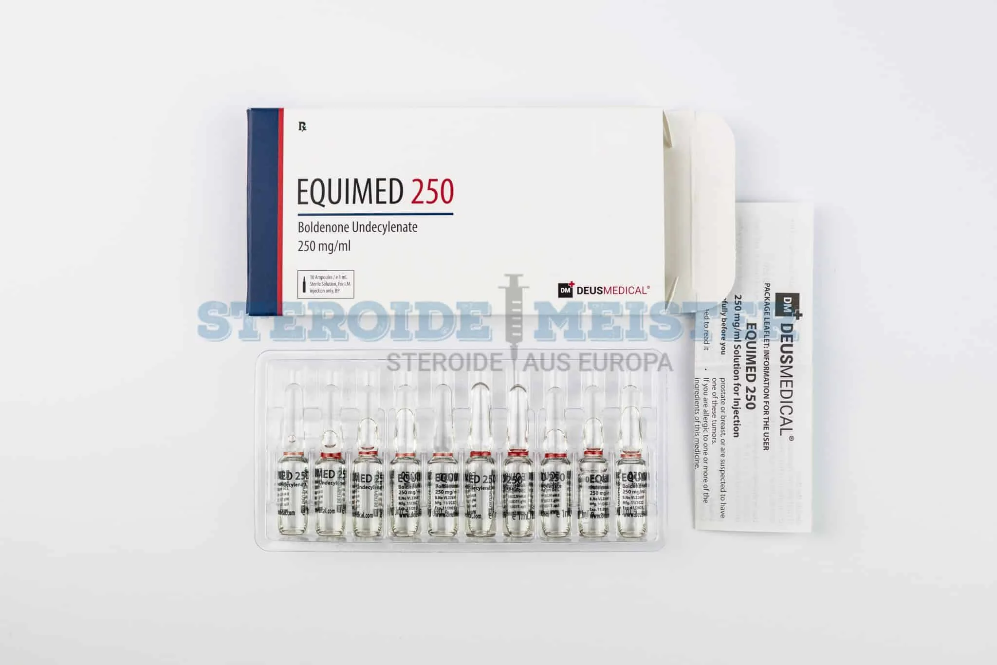 Equimed 250 (Boldenonundecylenat) Deus Medical 250mg/ml 10 Ampullen