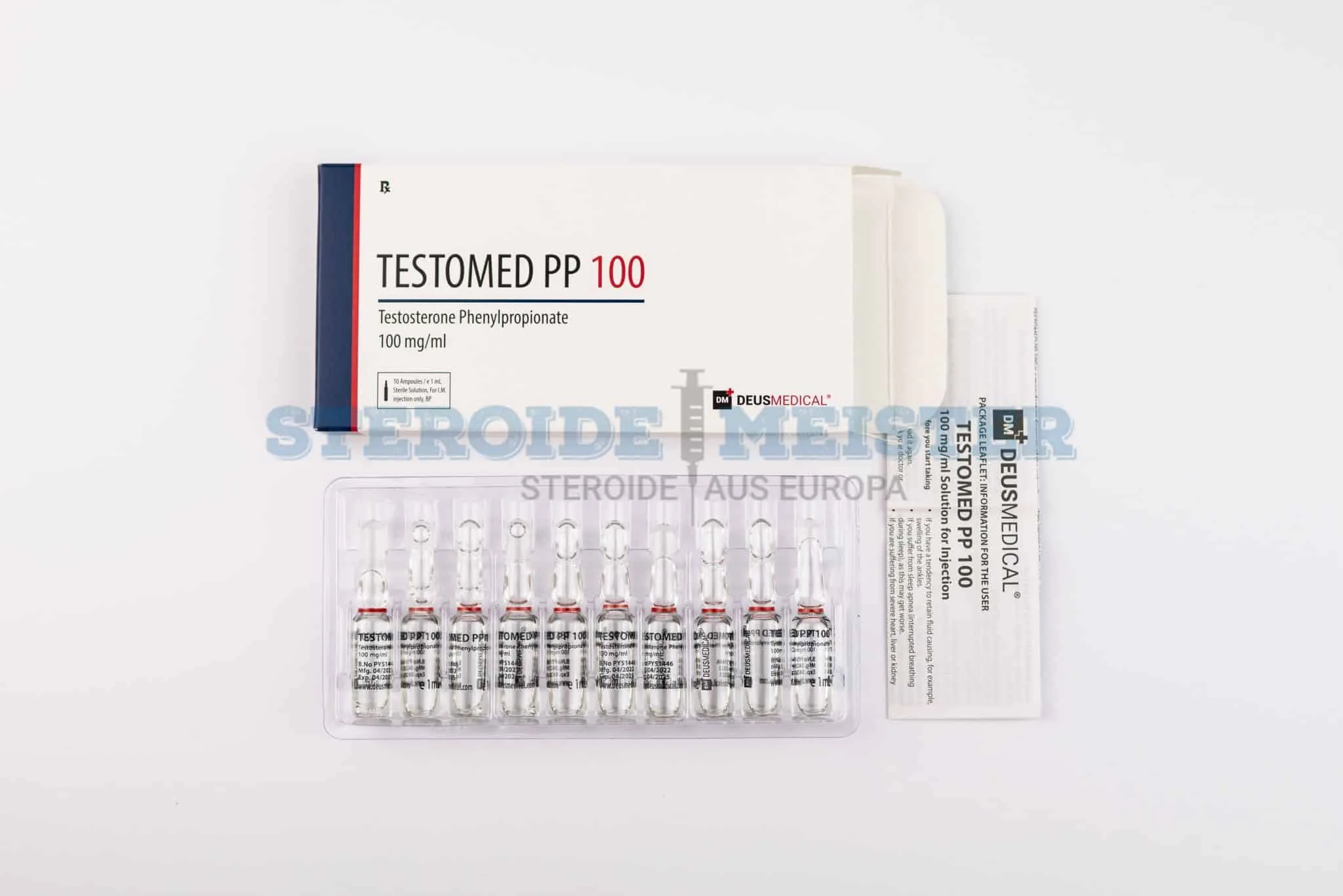 TESTOMED PP 100 (Testosterone Phenylpropionate) Deus Medical