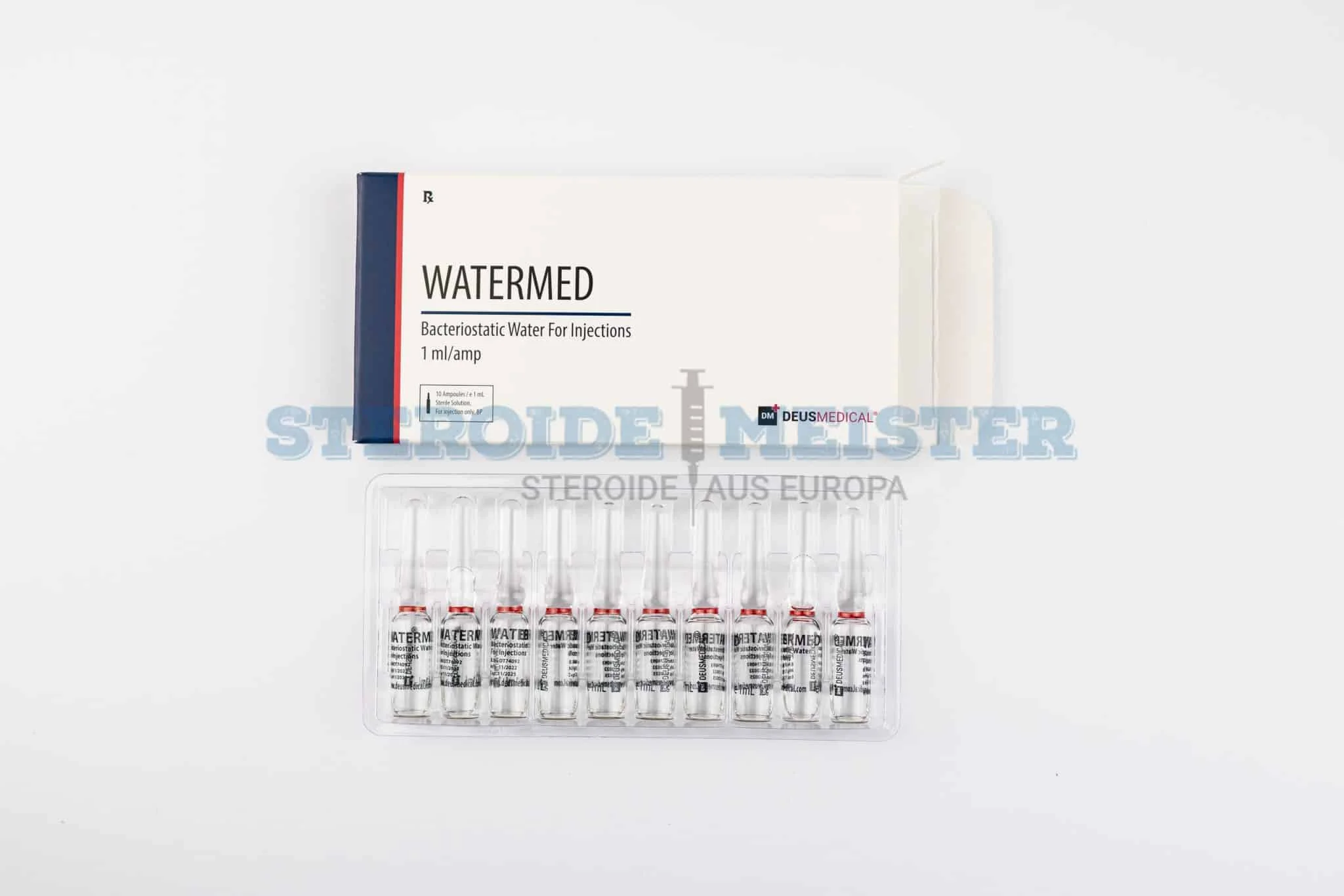 Watermed (Bakteriostatisches Wasser) Deus Medical 1ml/Amp 10 Ampullen