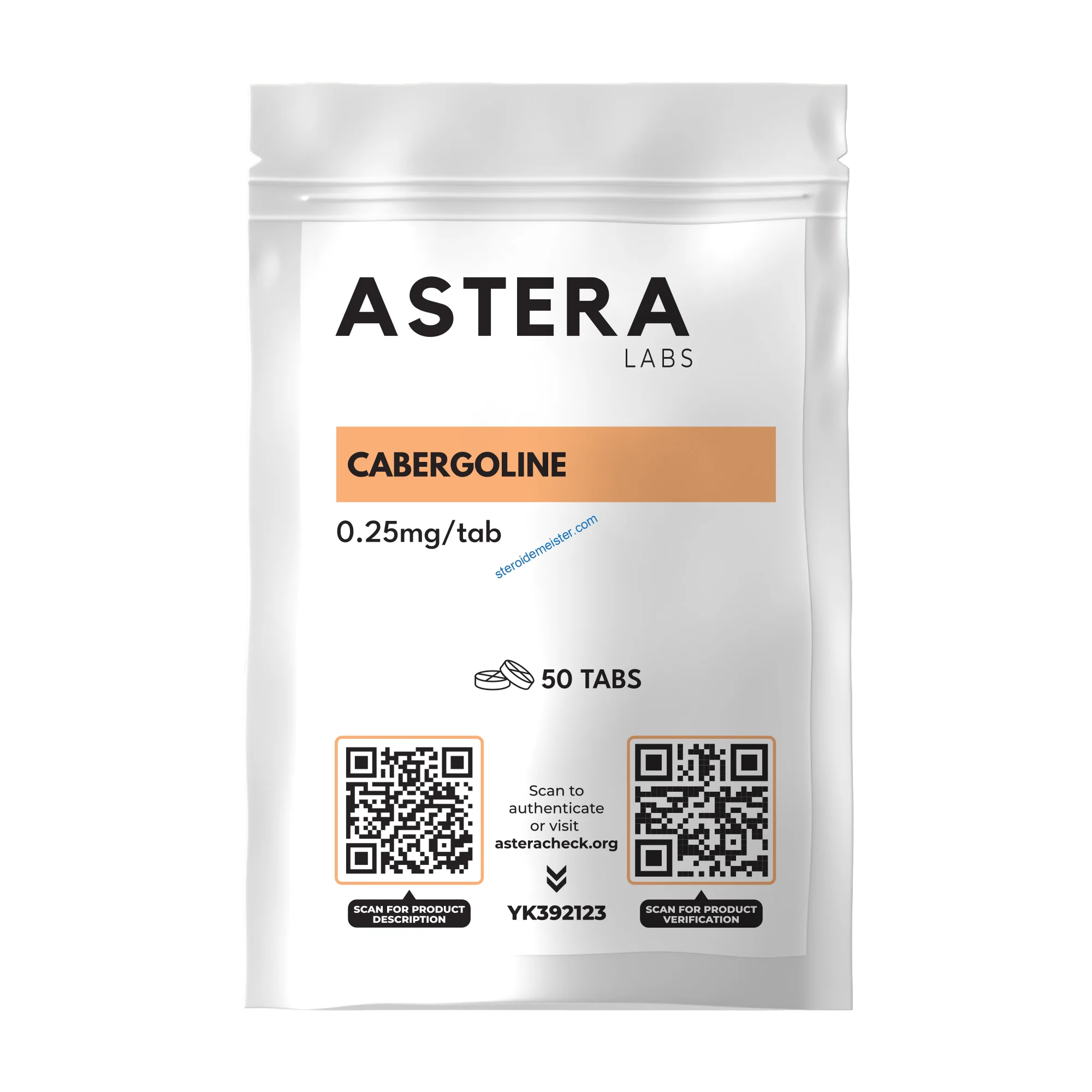 Cabergolin Astera Labs 50 Tabletten [0.25mg/tab]