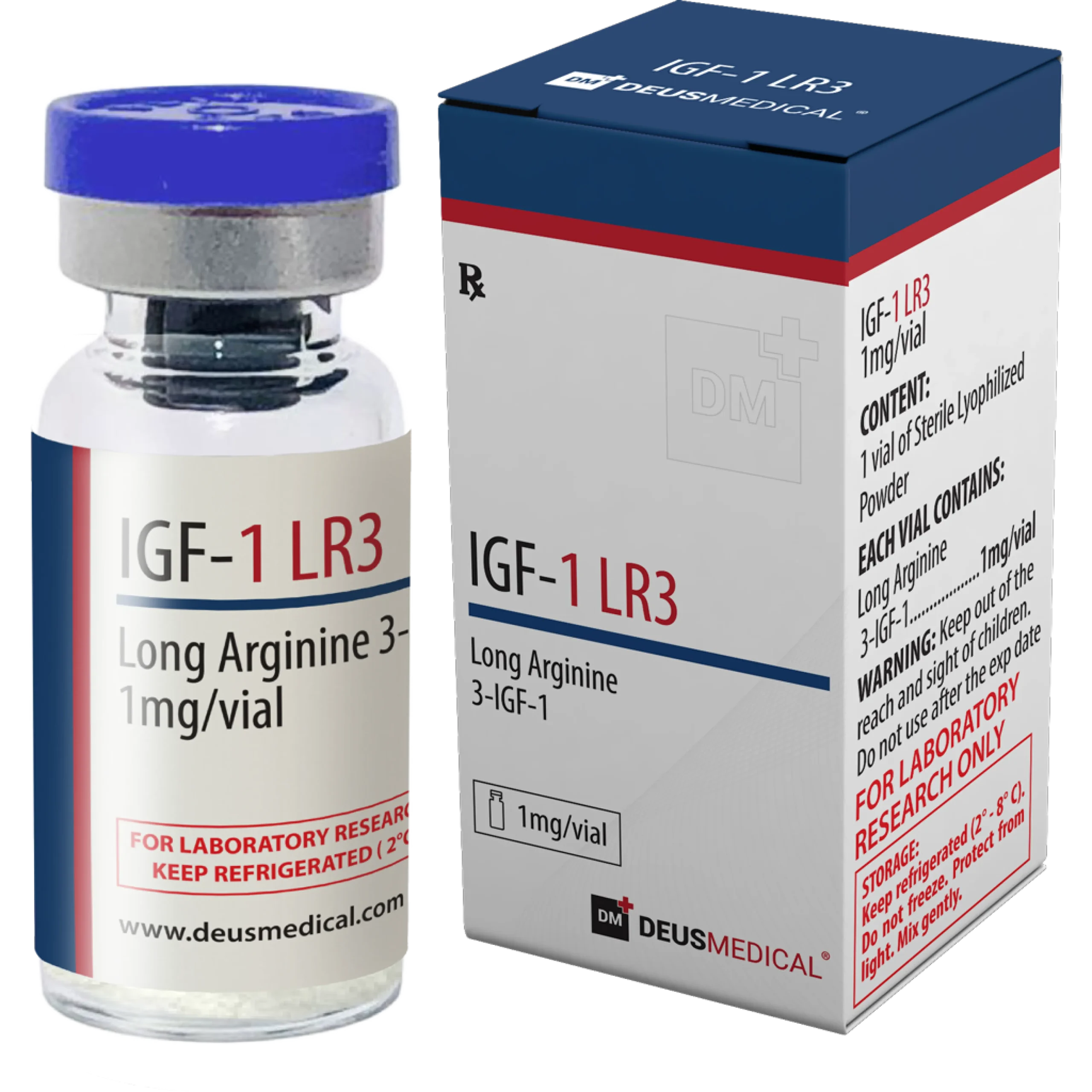 IGF-1 LR3 (Long Arginine 3-IGHF-1) Deus Medical