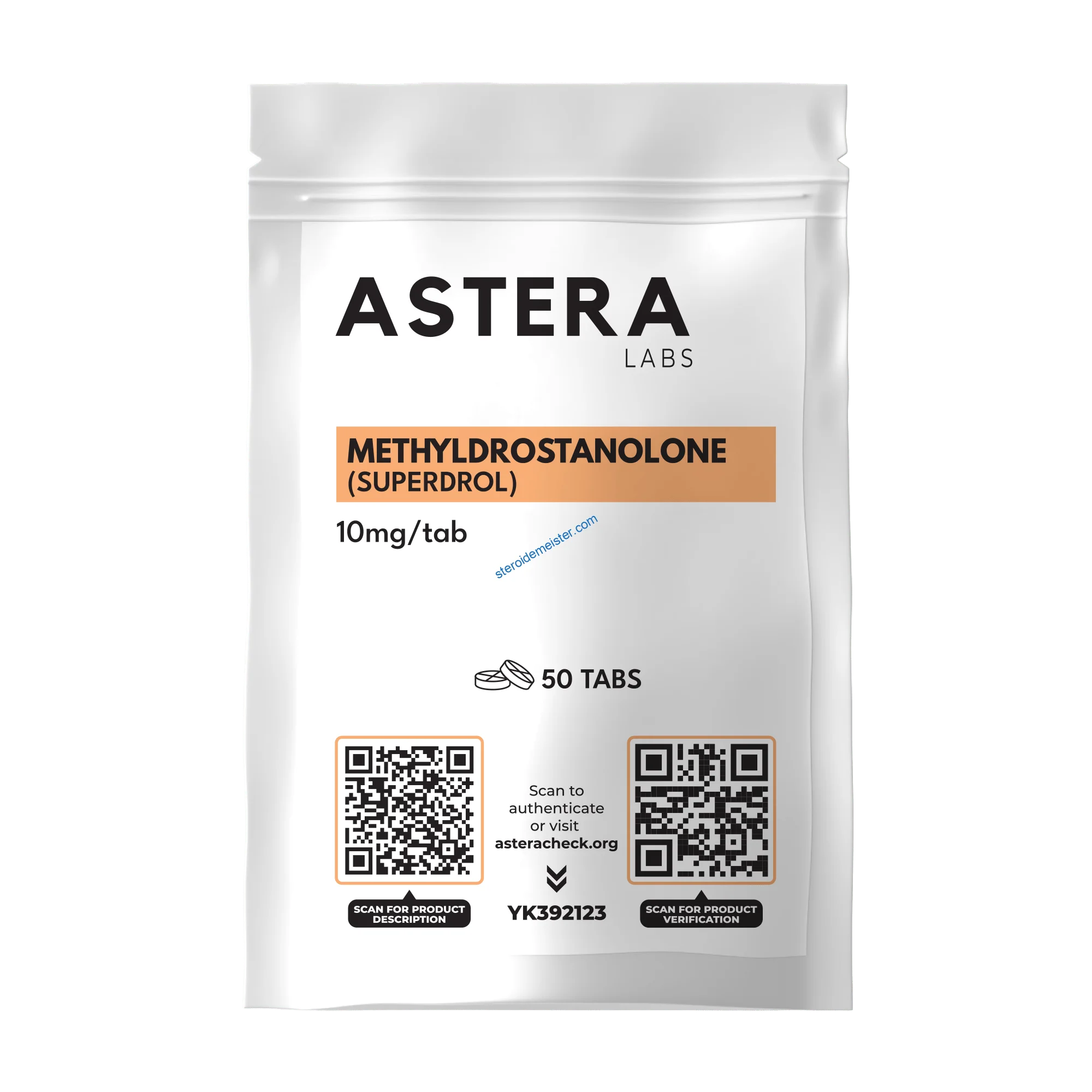 Methyldrostanolon (Superdrol) Astera Labs 50 Tabletten [10mg/tab]