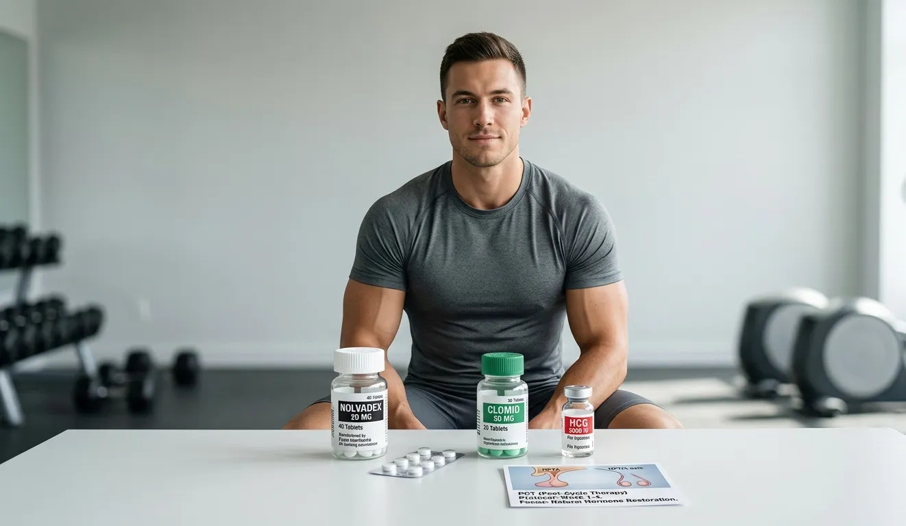 PCT Kur Plan – Nolvadex + Clomid + HCG
