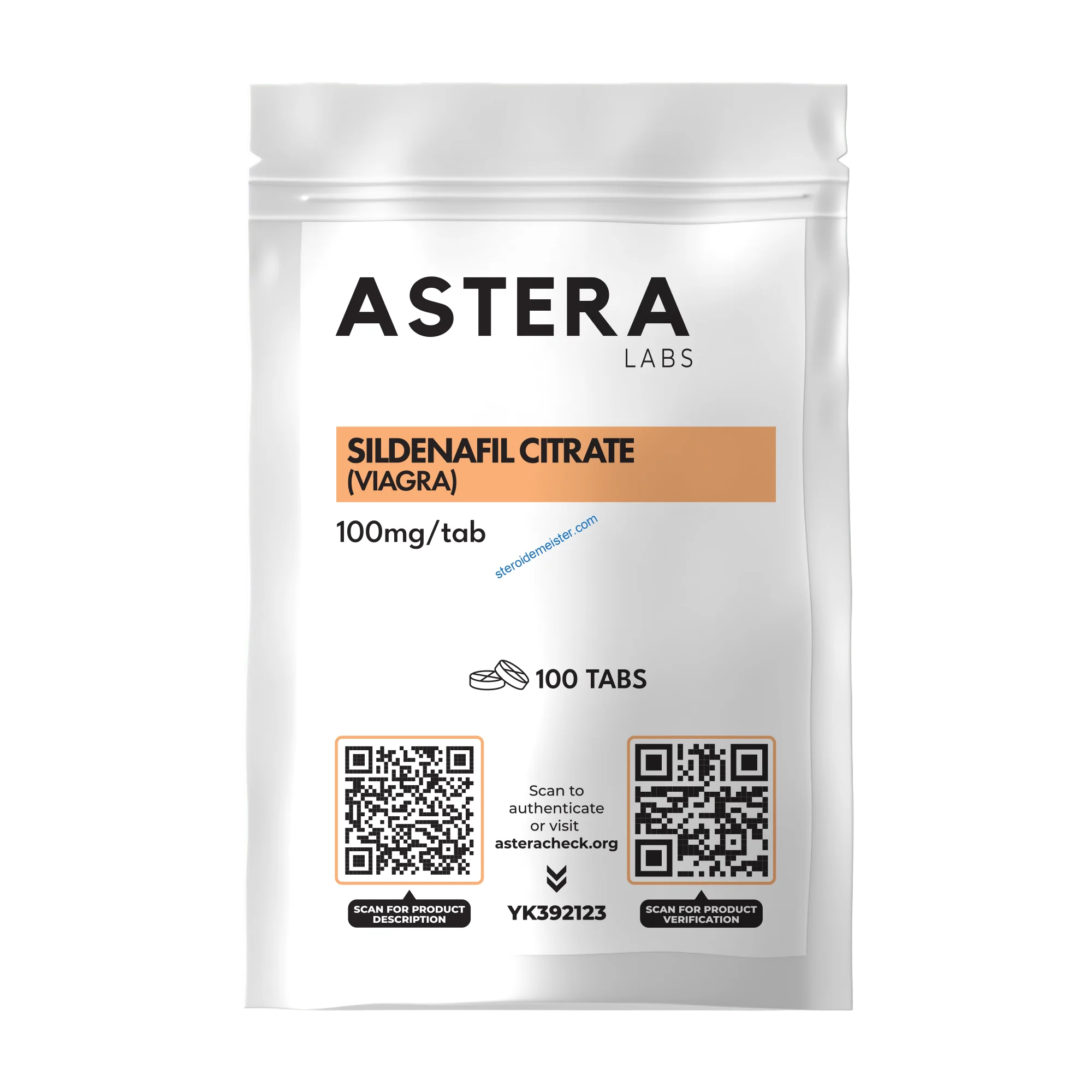 Sildenafil Citrat (Viagra) Astera Labs 100 Tabletten [100mg/tab]